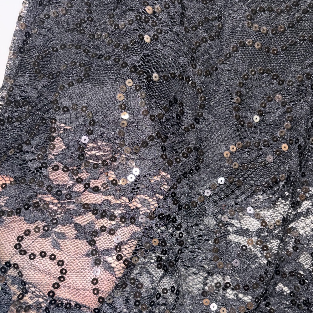NWT WILD FABLE BLACK LACE SEQUINS SKIRT size M - Picture 5 of 5